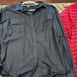 Black Button-Up Shirt
